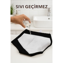 Sauna Suit Süper Emici Ultra Hijyenik Regl Külodu , Gece Gündüz Gün Boyu Etkili Sızdırmaz Adet Külodu Siyah