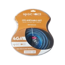 Sh Magicvoice Mv-6189 4ga Oto Amfi - Anfi Kablo Seti 120a Sigorta Dahil Najmaddin