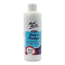 Deco Pudge Craft Vernik İmzası 236 Ml 8 Us Fl.oz - Parlak, Çok Amaçlı Şeffaf El İşi Yapıştırıcı, Vernik Ve Dekupaj Tutkalı, Akrilik Boyalar, Kağıt, Ahşap, Seramik, Kumaş, Kil İçin İdeal