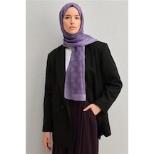 Armine Tensel İpek Şal 1 3298 Mor