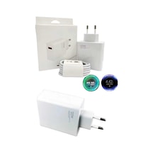120 Watt Turbo Hızlı Şarj Aleti Seti Hızlı Şarj Adaptörü Beyaz - Hs08372184-4421 Renkli