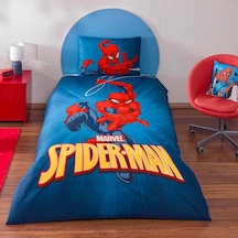 Spiderman Classical Tek Kişilik Pamuk Nevresim Takımı Çok renkli