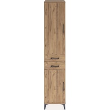 Hyperion Dolap 4 Raflı 2 Çekmeceli 2 Kapaklı 44x44x221 Çam-çam Çam