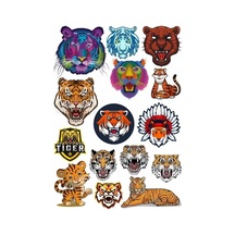 Kaplan Tiger Sticker Set-5 13 Parça Telefon, Tablet, Defter, Laptop Sticker