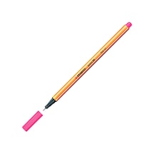 Stabilo Keçe Uçlu İnce Kalem 88 Point 0.4 Mm Fosforlu Kırmızı 88/040 Çok Renkli