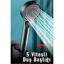 5 Fonksiyonlu Yüksek Basınçlı Duş Başlığı Diğer