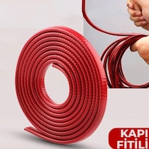 Araç Kapı Koruma Fitili Çarpma Çizilme Önleyici Fitil Kırmızı 5Mt