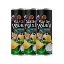 Potato Soğanlı & Ekşi Kremalı Cips 160 Gr-3 Adet