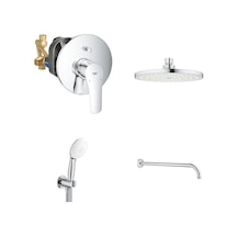Grohe Eurosmart Gagasız Ankastre Banyo Seti - 33305003set Gri
