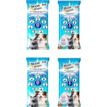 Bio Pet Active Wash Gloves + Wash Wipes Karma 4'lü