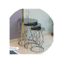 Mim Füme - Gümüş Yumurta Zigon Sehpa Füme