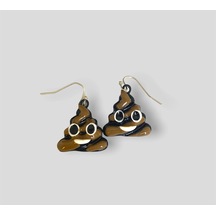 Dondurma Emoji Küpe Çok Renkli