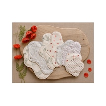 Yıkanabilir Doğal Kadın Pedi 8'li Karışık %100 Pamuk 2s+2m+2l+2xl