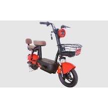 Arora Casper Elektrikli Motosiklet 48v12ah 249w Elektrikli Moped E-bike 25 Km/h Şehir Içi Ulaşım Aracı Kırmızı
