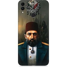 Huawei Honor 8c Uyumlu 2. Abdulhamid Han Osdmanlı Padişahı Desenli Silikon Kılıf