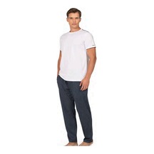 Pierre Cardin 6122 Erkek Kısa Kollu Bisiklet Yaka Pijama Takımı-beyaz