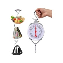 Bay 100 Kg Kapasiteli Askılı Terazi - Dayanıklı, Net Kadranlı, Çift Ölçü Birimli, Endüstriyel Ve Dış Mekan U