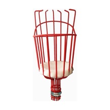 Metal Meyve Seçici Teleskopik Uzunluk Sepet Head Catcher İçin Toplama