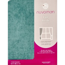 Nuvomonn Sedef Fon Perde - Petrol - 140x270 Cm Diğer