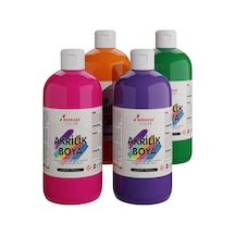 Red Rose Ara Renkler Akrilik Boya 4'lü Set 4x500 Gr 0,15 L