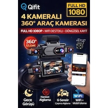 360 Wifi Quad Araç Kamerası