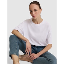 Pierre Cardin Kadın Beyaz Tişört 50325455-vr013