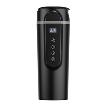 Suıtu Hq-3900 24v/12v Araba/kamyon Isıtmalı Kahve Kupa Akıllı Kupa, Özellik: Küçük Ekran Siyah
