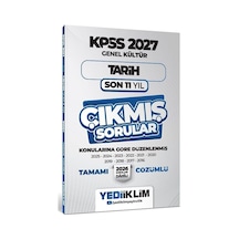 2027 Yediiklim 2027 Kpss Tarih Çıkmış Sorular Son 11 Yıl Konularına Göre Çözümlü