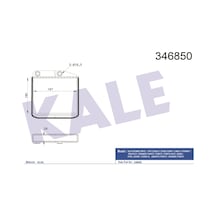 KALORİFER RADYATÖRÜ 346850 DOBLO-III LINEA FIORINO PUNTO CORSA-D