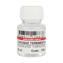 Kokusuz Terebentin Şişe 25 Ml Renksiz