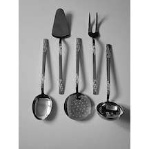 Çelik Karel Model Servis Takımı 5 Prç. Inox
