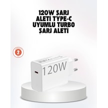 120w Güçlü Hızlı Şarj Adaptörü Ve Type-c Kablo Seti Güvenli Şarj Teknolojisi 1