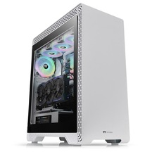 Thermaltake S500 Tempered Glass Pencereli Snow Mid-Tower Oyuncu Bilgisayar Kasası Beyaz