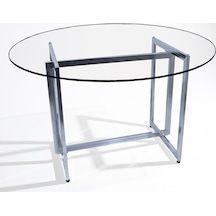 Montego Cam Masa 110 Cm Yuvarlak Çok Renkli