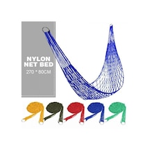 Kırmızı Plaj Hamak Taşınabilir Hamak Örgü Net Halat Açık Kamp Bahçe Salıncağı Asılı Yatak Kırmızı