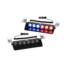 S6 Led Mavi - Kırmızı Çakar Modül Mercekli Çakmaklık Girişli