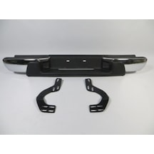 Isuzu D Max Pick Up Arka Tampon Nikelajlı Plaka 52cm Üstü Plastikli Bağlan.ayakları İle 07 12