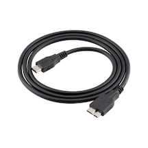 4352 Usb Type C To Micro Usb 3.0 Taşınabilir Hard Disk Kablosu Usb 3.1 Veya 3.0 Micro-b Bağlantı Noktalı Harici Sabit Sürücüye, Tablete Ve Akıllı Telefona Dosya Aktarım Sağlar 3 Metre