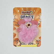 Pembe Tüylü Fare Kedi Oyuncağı