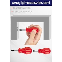 2'li Uç Içi Tornida Seti Düz Yıldız