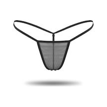 Lisinya Siyah Tül String Tanga Tm1114 Siyah