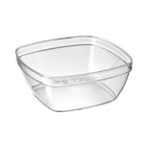 Kristal Kare Kase 330 Cc 24 Lü Şeffaf Plastik, Şık Sunumlar İçin İdeal Servis Kabı