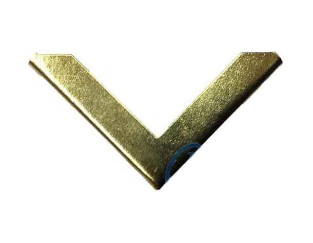 Kitap, Kapak, Menü, Albüm Köşesi, Büyük - 23x40mm, Sarı, 10 Adet 1