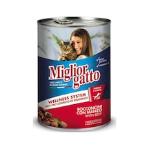 Miglior Gatto Biftekli Konserve Yetişkin Kedi Maması 405 G