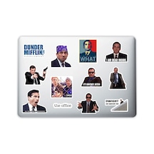 The Office Tasarımlı Dekoratif Laptop Notebook Tablet Telefon Sticker Set 010 1