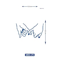 Best Friends 5 Cm Minimal Geçici Dövme Yarı Kalıcı Geçici Dövme