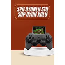Mey İthalat Yeni Nesil Mini Atari 520 Retro Oyunlu S10 El Atarisi Video Oyun Konsolu