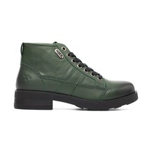 Military Green Bot Erkek Oxm003613 Oxs Frank 0036 Mıd M Leather Mıl.green Military Green