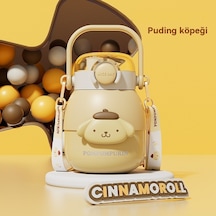 Pudding Dog Paslanmaz Çelik Bardak Büyük Kapasiteli Çift Su Isıtı