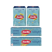 Barilla Glutensiz Fusilli Ve Spagetti Makarna 400 Gr 4 Lü Karma Paket